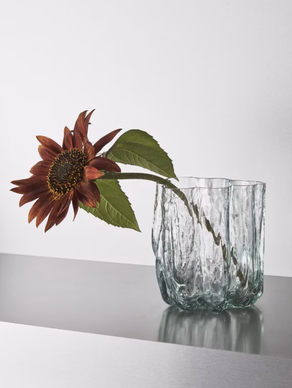 Crackle vase Circular 27cm - Afbeelding 2
