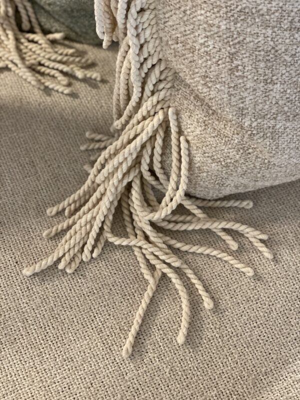 Ferro + franjes Beige - Afbeelding 2